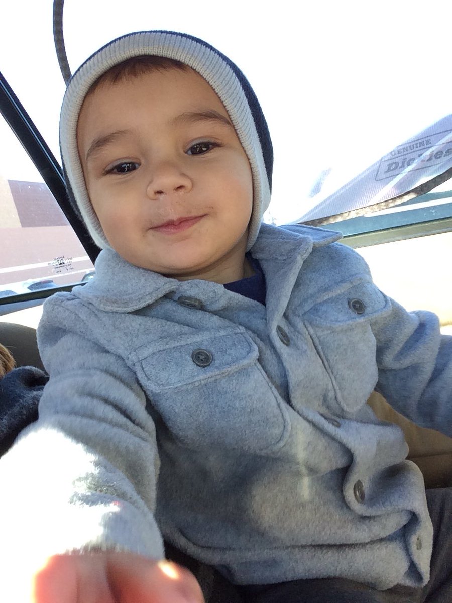 Handsome in his new hat from target ❤️