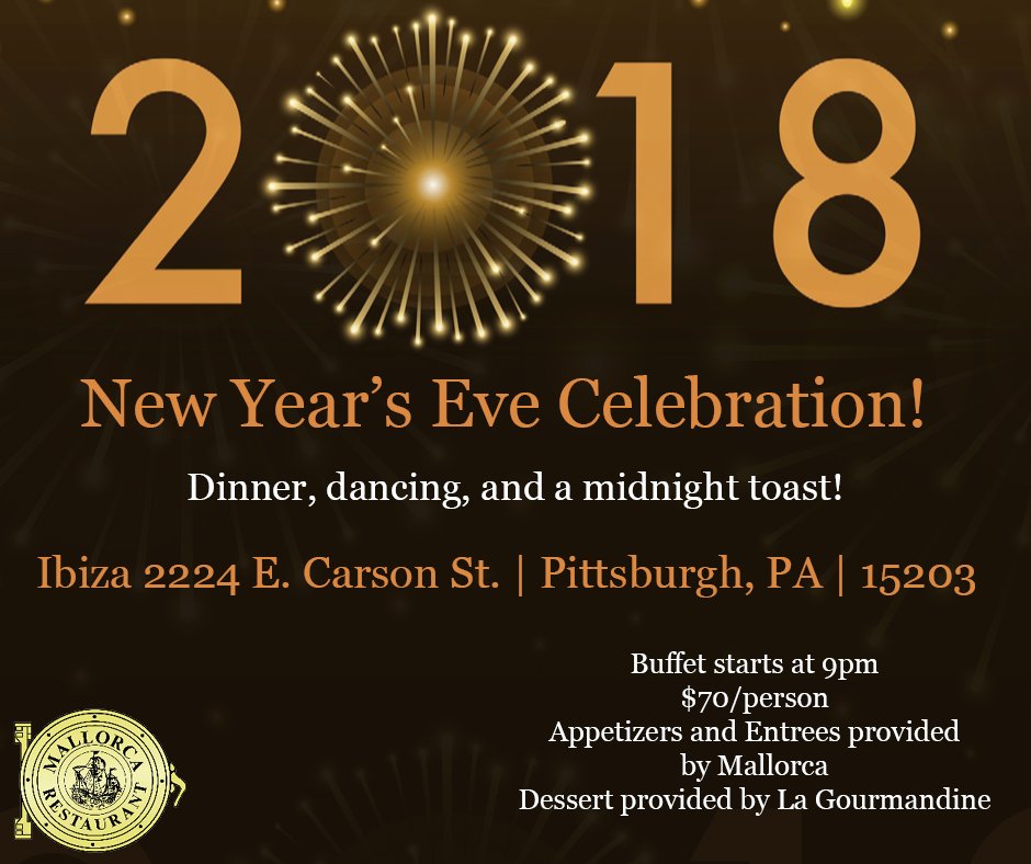 mallorcapgh's tweet photo. Mark your calendars for New Year's Eve at Ibiza! https://t.co/Z0h2KLZcCB