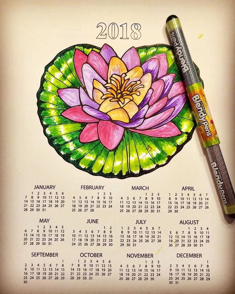 scribo_creative's tweet photo. WIP I’m hoping to finish coloring before 2017 ends 😬. From our Etsy store https://t.co/DccwT66BRo #coloringcalendar #chameleonpens #scribocreative #mariacastroart #colormymoods #adultcoloring https://t.co/krRJeiypUj https://t.co/xYaX0CNzDd