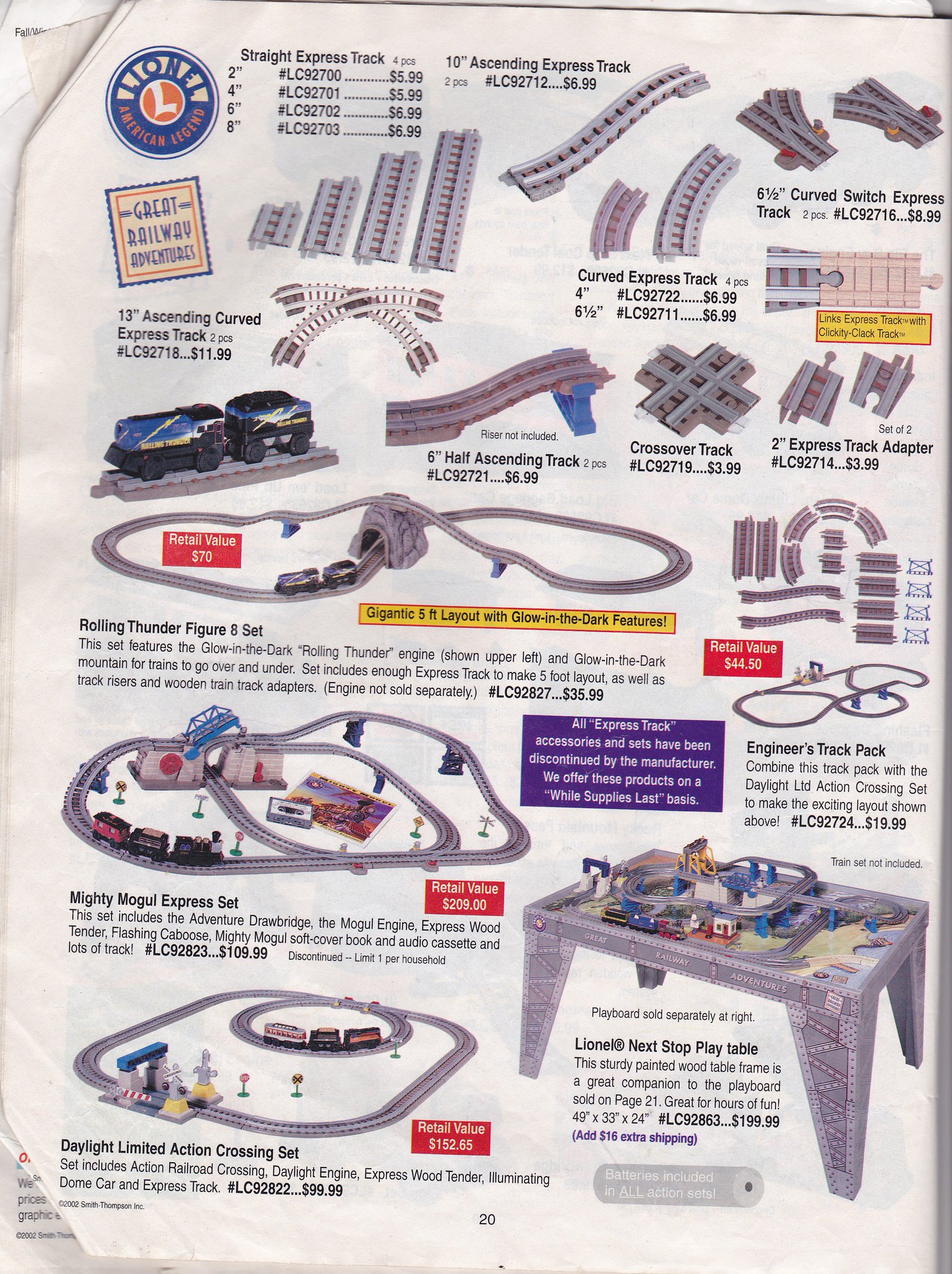 lionel learning curve trains