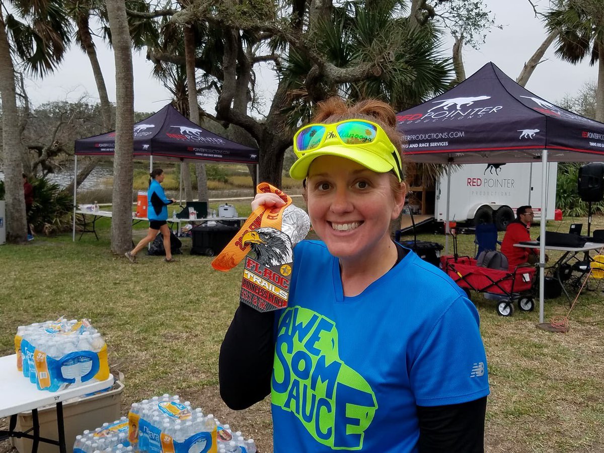 Our founder + race director broke the world record for most half marathons this year. Here she is at today's finish line, her last race of 2017. We're so proud of her - and happy that she won't be out of town so much next year!