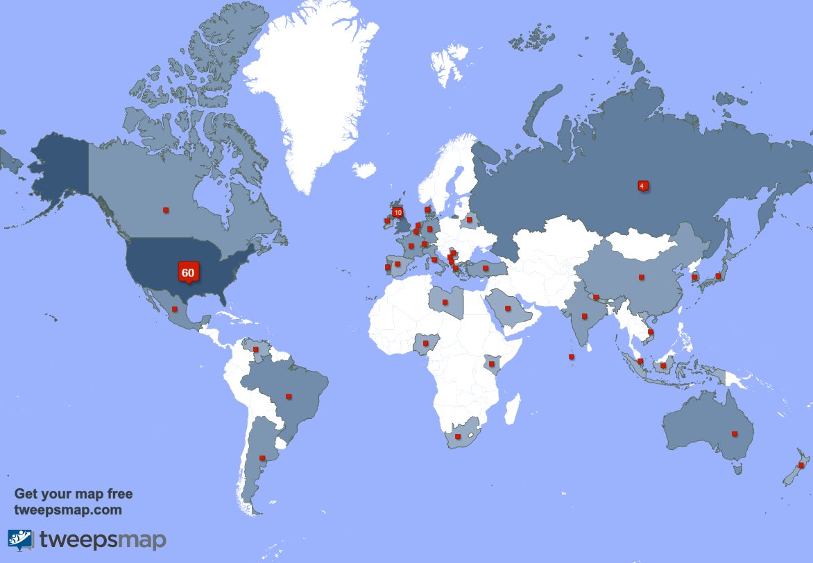 I have 6 new followers from UK. last week. See tweepsmap.com/!Spartan4177