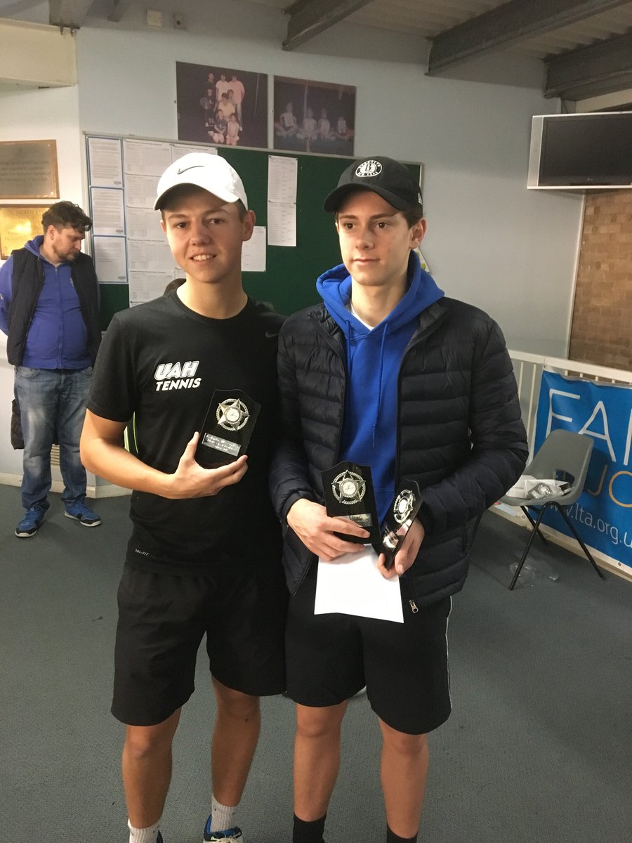 PaulGroves15's tweet photo. Big day for Alex winning the Men’s Grade 3 title at Redbridge followed by the Men’s Doubles title with James Caddies https://t.co/UCa8zVq4W6