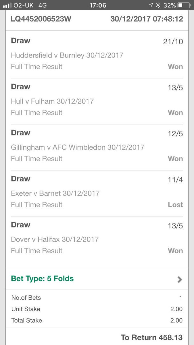 TerryBaker1989's tweet photo. Not a bad end to the year with a £458 cash out ;) https://t.co/x44Rg13sWd