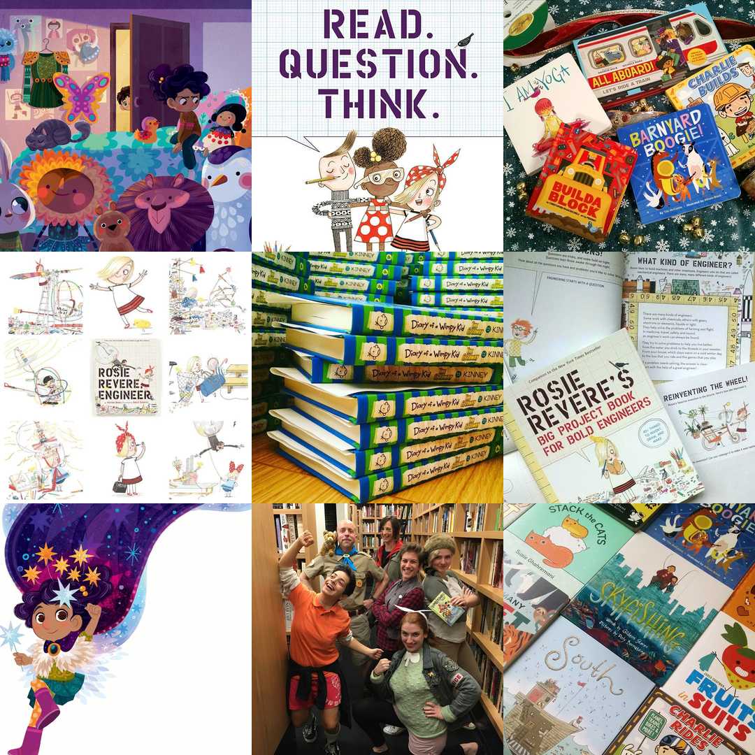 #RosieRevere, #StarringCarmen, and #LumberjanesBook, oh my! Check out who made our #2017BestNine on @instagram! Head here for more pics like ⬇️: bit.ly/2fkg4yw