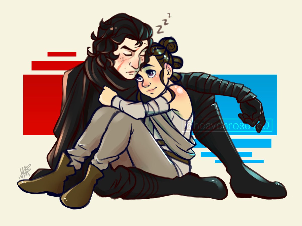 Heavenrose150's tweet image. A drawing I made for the hashtag event #savebensolo &amp;lt;3
@jjabrams @starwars @rianjohnson #reylo #balanceintheforce #kyloren #rey #starwars @Disney
"this is how we are going to win, not by killing those we hate, but by saving those we love"