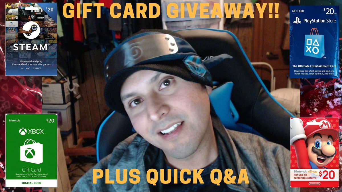 esteBAM_979's tweet photo. https://t.co/NpwxeaHOK7
Steam Game giveaway. Gift card giveaway once I reach 100 follower on twitch. So in the words of Arnold DO IT...DO IT NOW"

TWITCH: https://t.co/LL4ADHssnn
YOUTUBE: https://t.co/48smC8BtKD

@StreamBlitzz @TwitchSharing @YouTubeGaming @SupStreamers https://t.co/vBwFOQgtOV