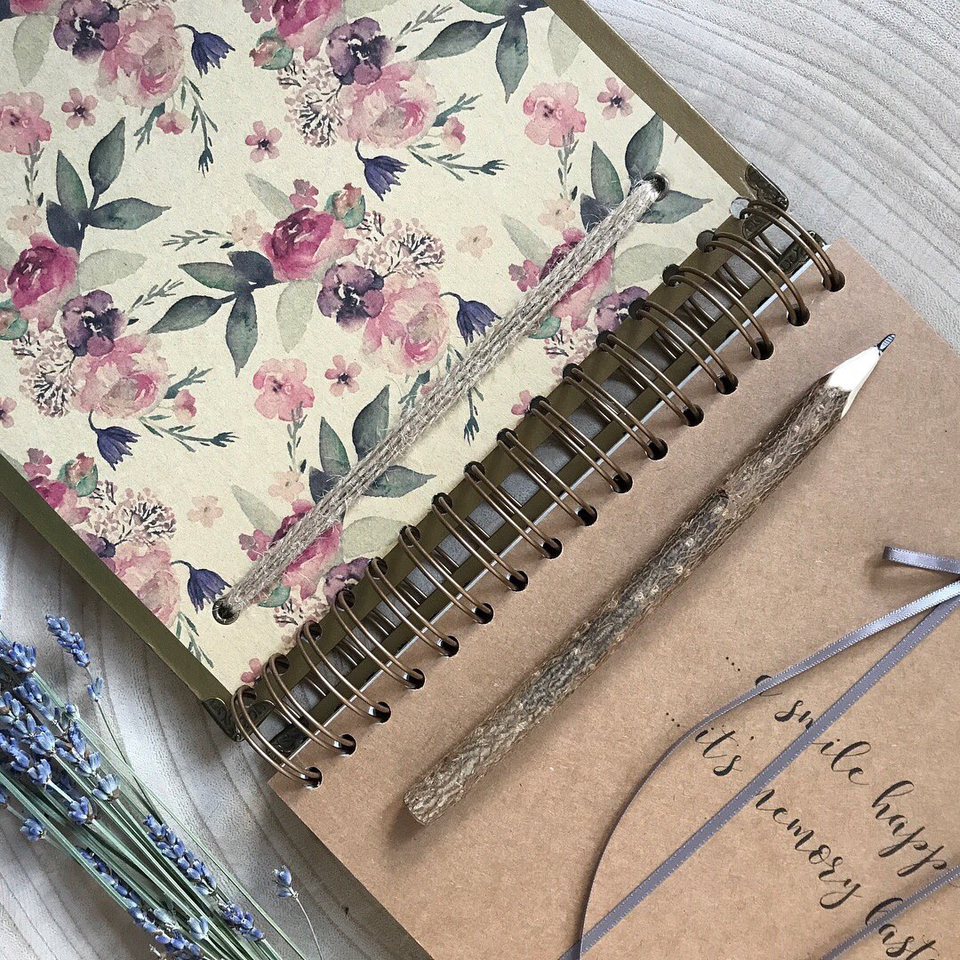 VelvetTwisted's tweet photo. introducing another brand new design 📒✏️ this one is a beautiful, printed design embellished with signature rustic twine and mother of pearl buttons finished with delicate mulberry roses 🌹  #etsy #memories #memorybook #handmade #vintagestyle #MothersDay  #beautiful https://t.co/W8uh2cE8gL