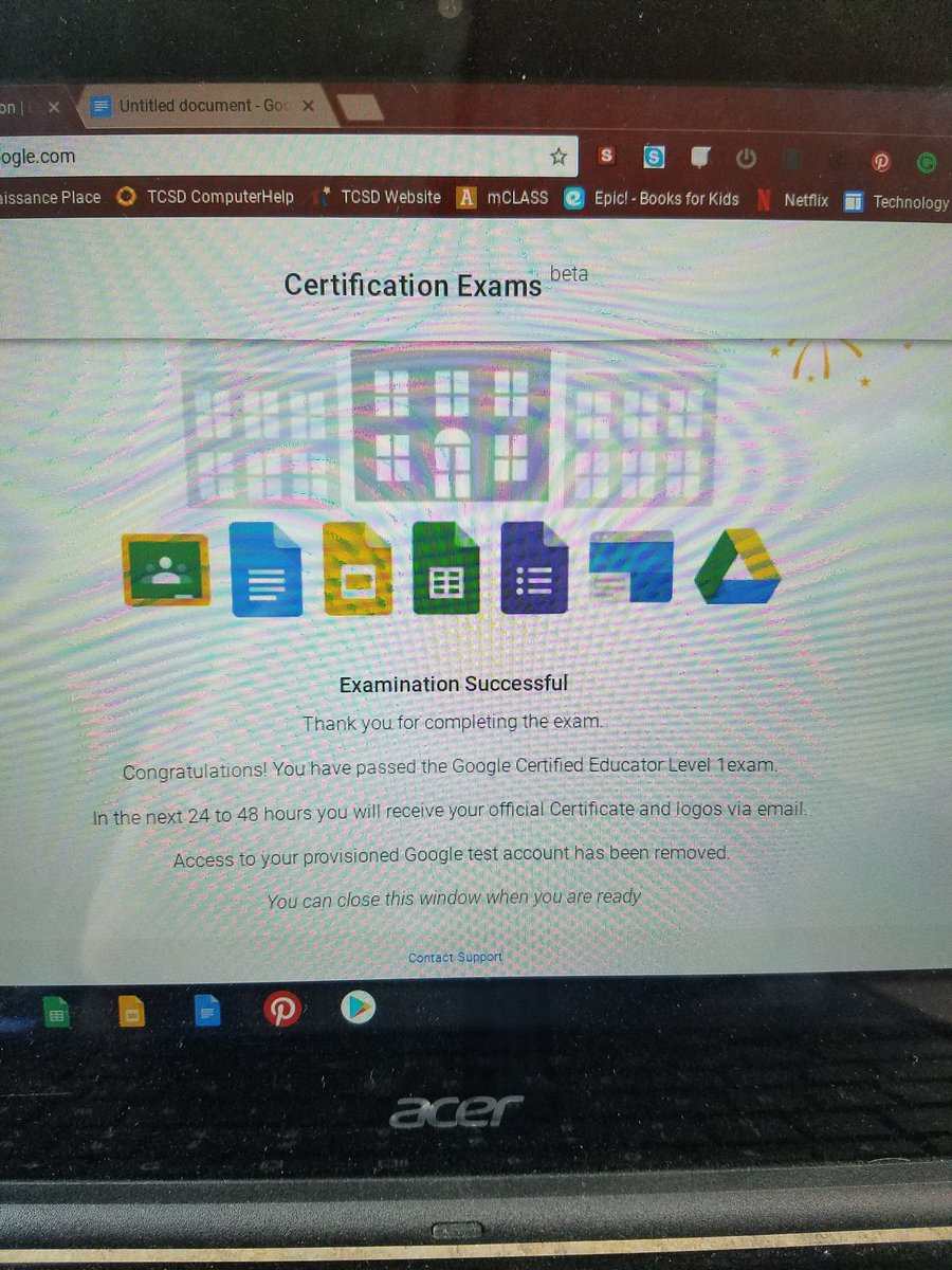 AmyroseLardner's tweet photo. New Year resolution for 2018 already in the books!
#levelonecertified #googlenerd
#whatvacation
#lifelonglearner https://t.co/wCNMoU06PF