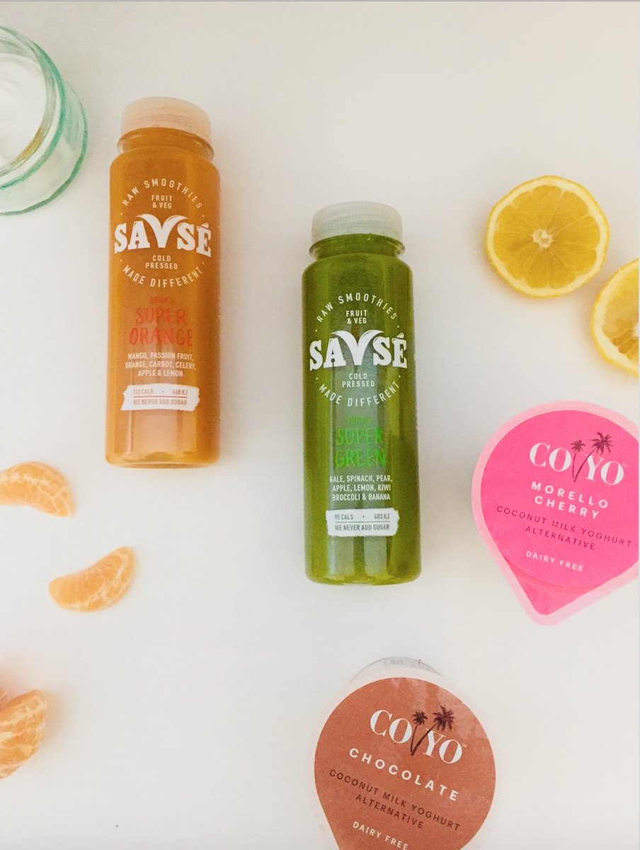 Going for #Veganuary this New Year? 
Let's get started with this awesome #competition! To win a week's worth of CO YO and a week's worth of <a href="/SavseSmoothies/">Savsé</a>, simply RT and follow us both. Competition ends midnight 02.01.18. Good luck! 
#SaturdayNight