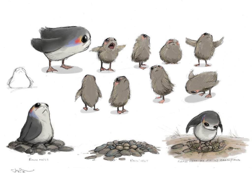 starwars's tweet photo. Learn how the puffins of Skellig Michael became the porgs of Ahch-To in https://t.co/mVXi17I07U's interview with #TheLastJedi's creature concept designer. https://t.co/7pxPdUrlWh https://t.co/8GJkHyuN9P