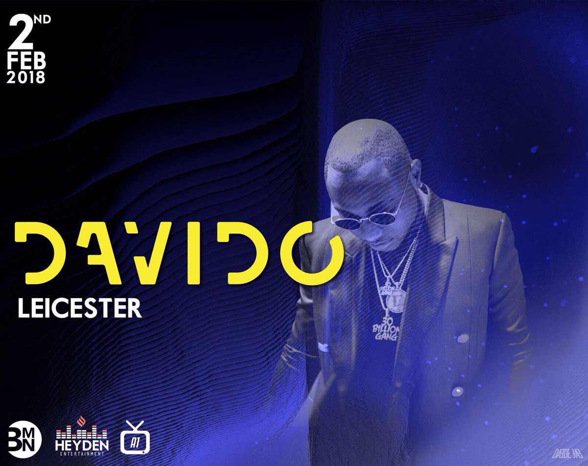 BMNGroup's tweet photo. IF MONEY FALL ON YOU LIKE DAT!
DAVIDO • LEICESTER 
#WelcomeToTheNewWave https://t.co/zPFdt9qSwD
