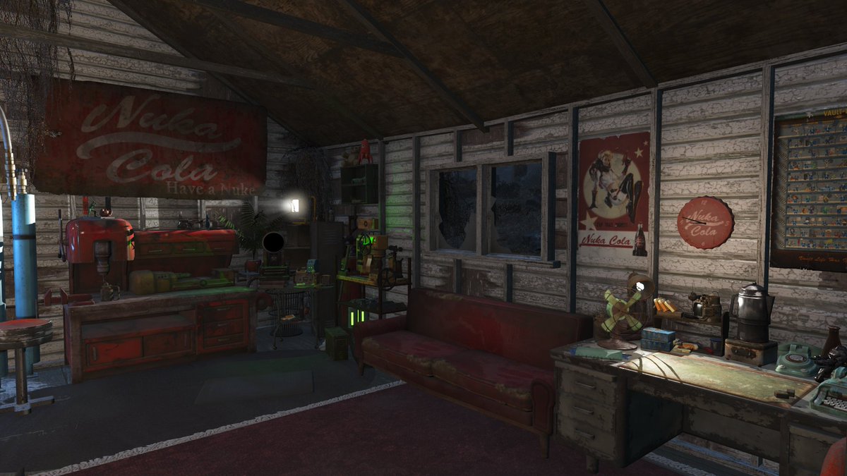 DunwichBuilders's tweet photo. Just got #Fallout4 on #PS4 for Christmas? Looking for something a little more than just Sanctuary? #DunwichBuilders has you covered! Install #RemoteCabin from your #Mod menu today FOR FREE! https://t.co/j9bfwYz6RM (@Serpentine90210 action figures sold separately.) https://t.co/8M9OQ6FxXi