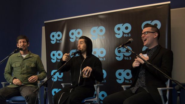 Go963MN's tweet photo. .@AFI  share punk rock tour stories in the #GoGarage with @MilesTheDJ  #2017GoBack https://t.co/jEZGHS7DxX https://t.co/9W7cgbWT6D