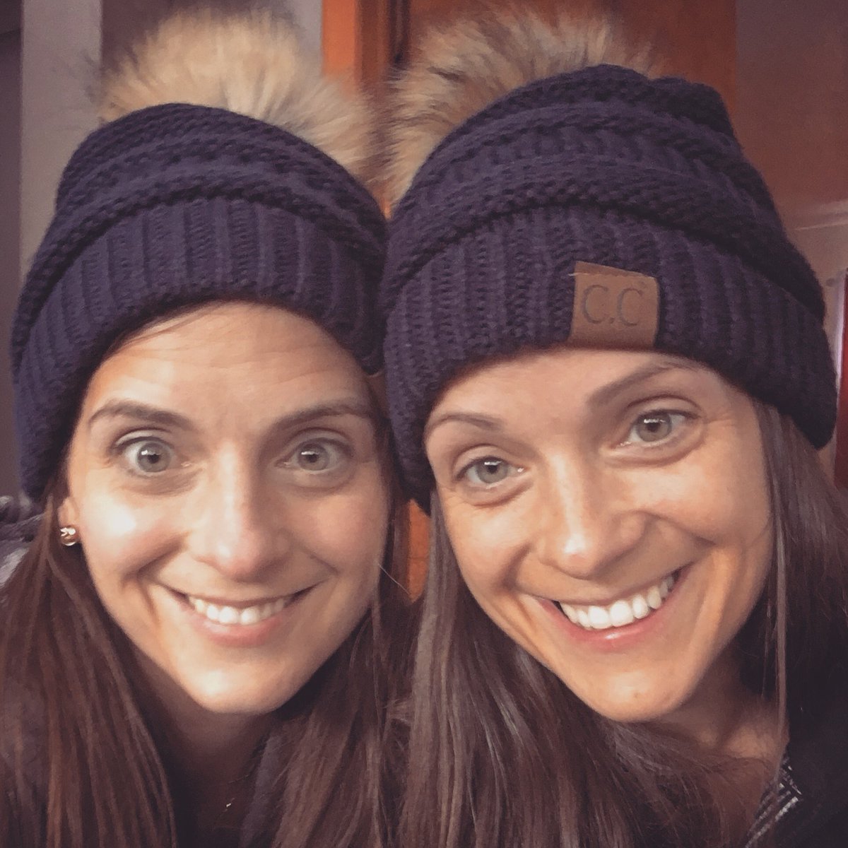 Nik is excited to be reunited with her twin sister, Shannon.