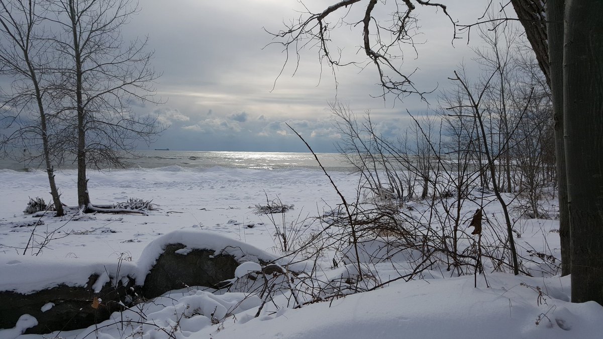 ChrisWhitePhot1's tweet photo. Lake Erie starting to freeze https://t.co/GrNdGvJQhz