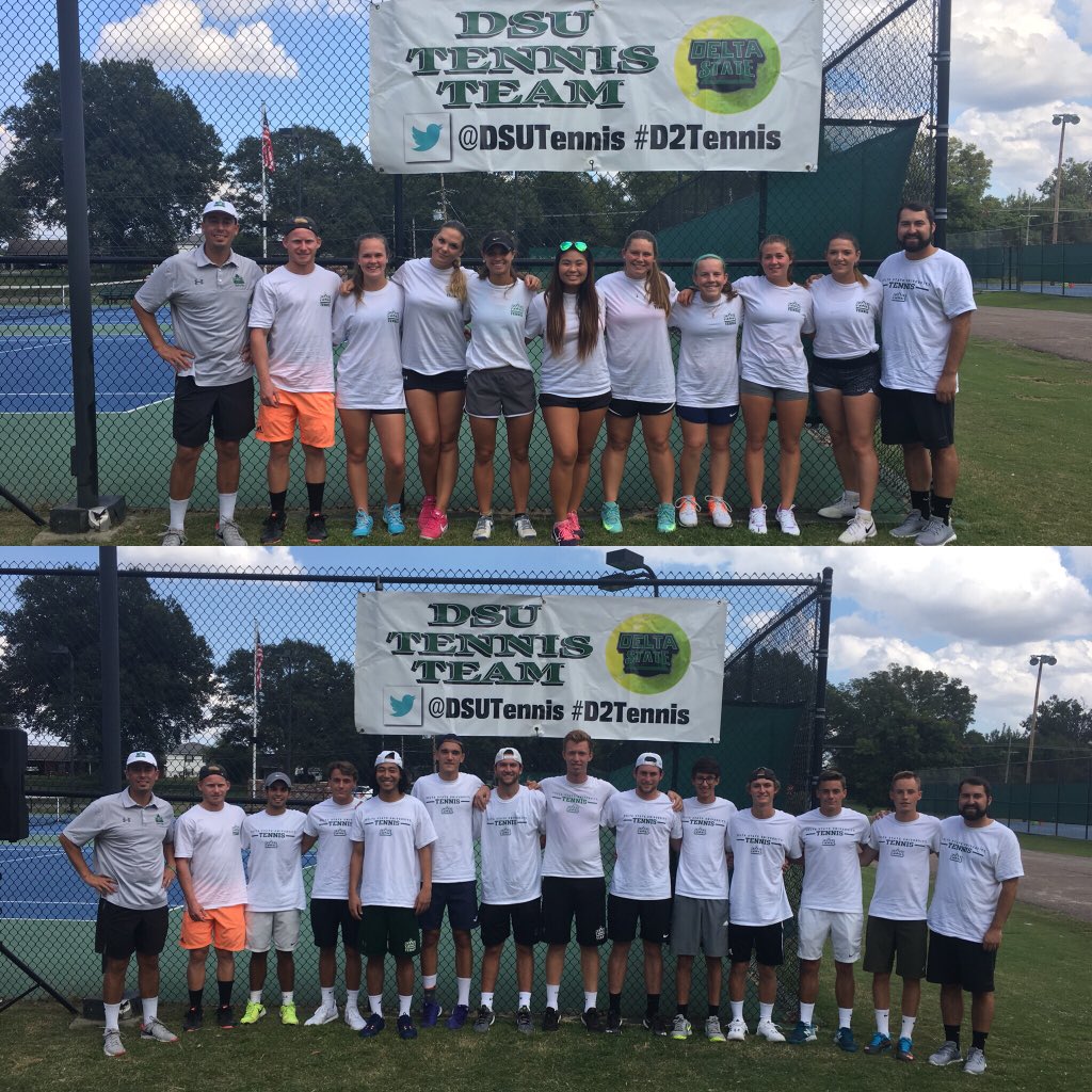 DeltaStateTEN's tweet photo. Please consider supporting the @DeltaState Men’s &amp; Women’s Tennis Teams as you make your year end gifts! Text DSUTENNIS to 41444! You will receive a secure link via text to make an online gift! Thank you for supporting Delta State Tennis! @DSUStatesmen #D2Tennis #gscmt #gscwt https://t.co/aQW0jBQOSl