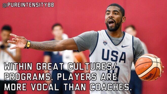 PureIntensityBB's tweet photo. Within GREAT cultures and programs, players are MORE vocal than coaches. https://t.co/pRUETTdKkR
