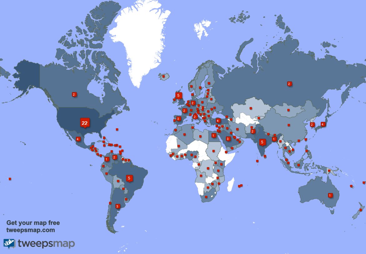 I have 46 new followers from Argentina, Mexico, and more last week. See tweepsmap.com/!crousbe