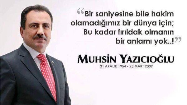 #MuhsinBaşkan63Yaşında Mekanın Cennet Olsun Dava Adamı !