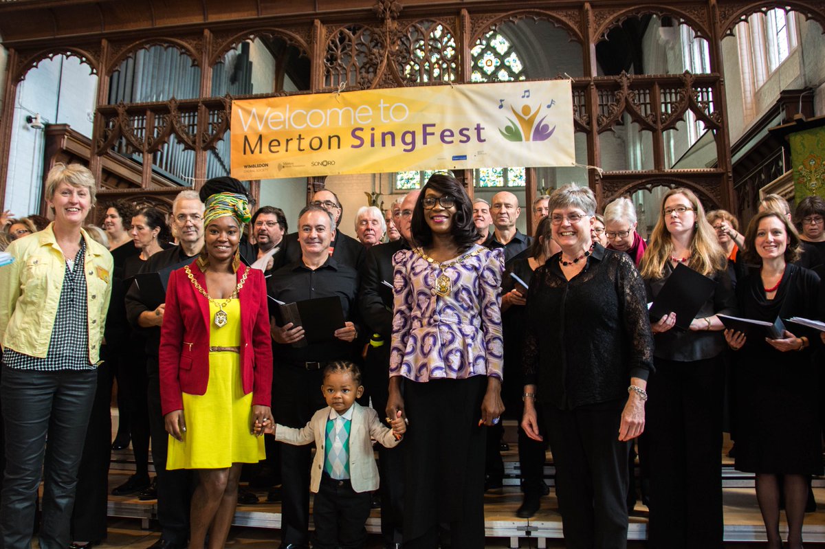 In October we put on the 1st ever Merton SingFest with Merton Music Foundation celebrating the rich diversity of choirs in our borough #2017Highlights #MertonCulture
