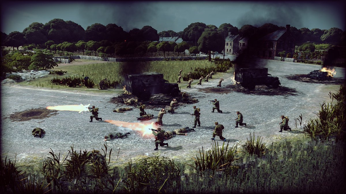 VulcanHDGaming's tweet photo. 3 out of 5 of my @SteelDivGame screenshots for the #steeldivisionscreenshot contest! #WinterInNormandy @EugenSystems https://t.co/Vni94YcMtM
