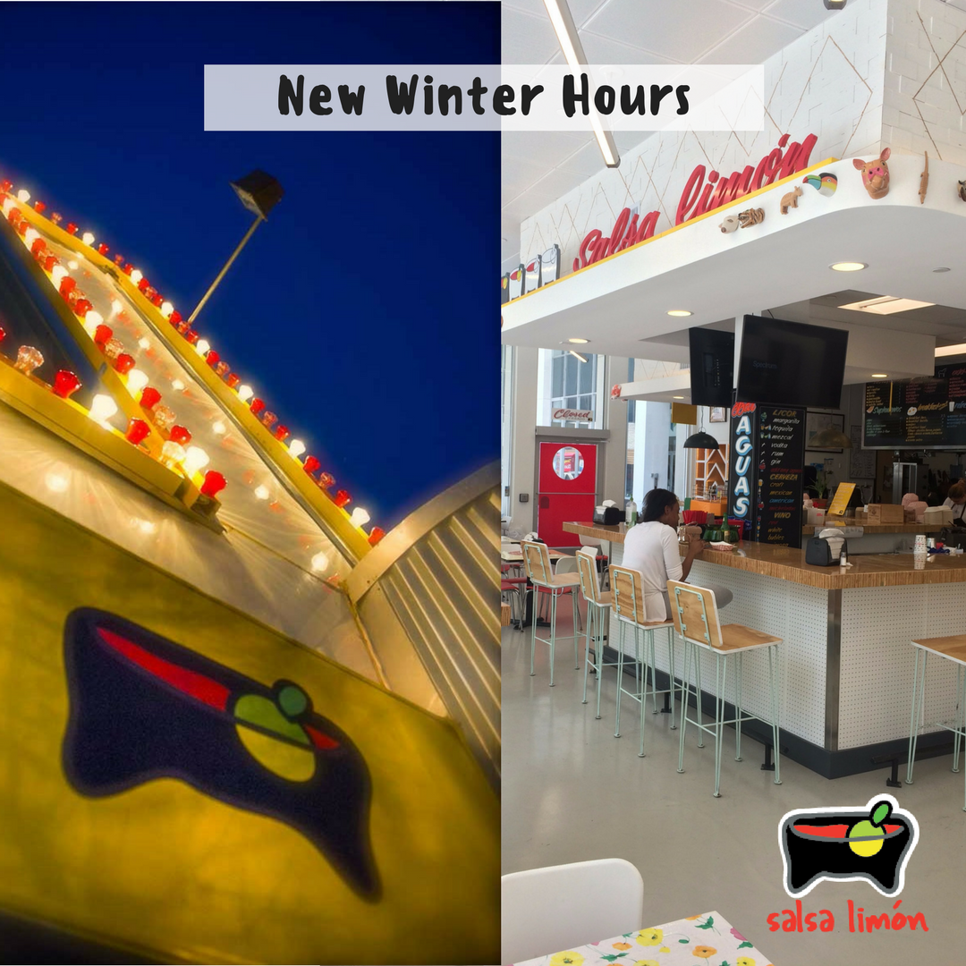 Salsa_Limon's tweet photo. Winter Announcement!!!! New winter closing hours for River District/Distrito and Downtown Dallas/Flor de Mayo. During this chilly weather these 2 locations will be closing at 9PM. 

https://t.co/VI9SVYdYp9 https://t.co/4RSExrUNBw