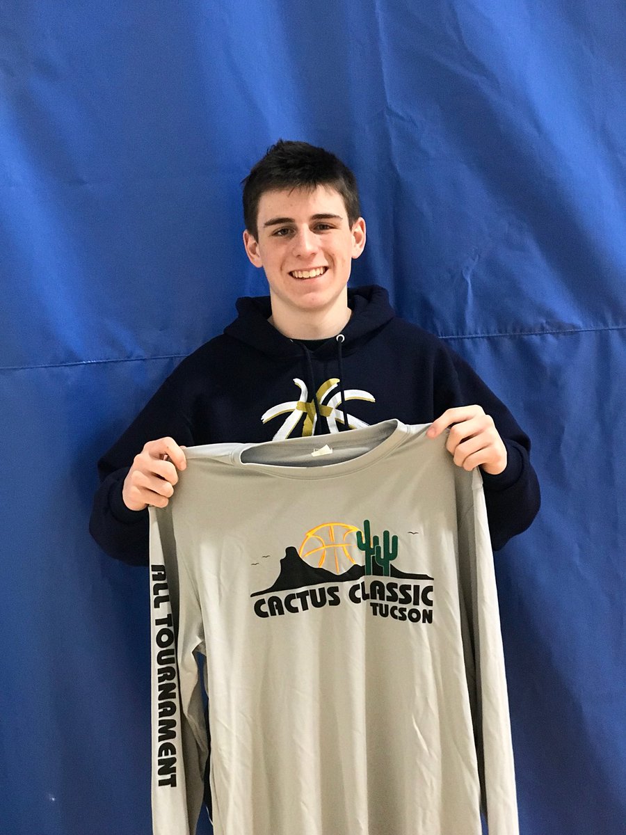 Jared Clark selected to the cactus classic all tournament team. Guy plays hard!