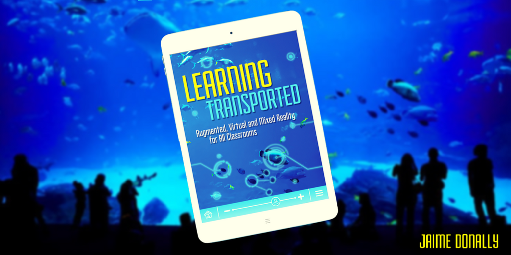 JaimeDonally's tweet photo. I'm humbled &amp; honored to announce the pre-sale for my new book; Learning Transported with @ISTE
Get practical insights, tools &amp; lessons to bring #AugmentedReality #VirtualReality #MixedReality to ALL classes
https://t.co/gHWwSxDZN2
#ARVRinEDU #AR #VR #edtech #FETC #TCEA18 #ISTE18 https://t.co/GWIGzYJSuN