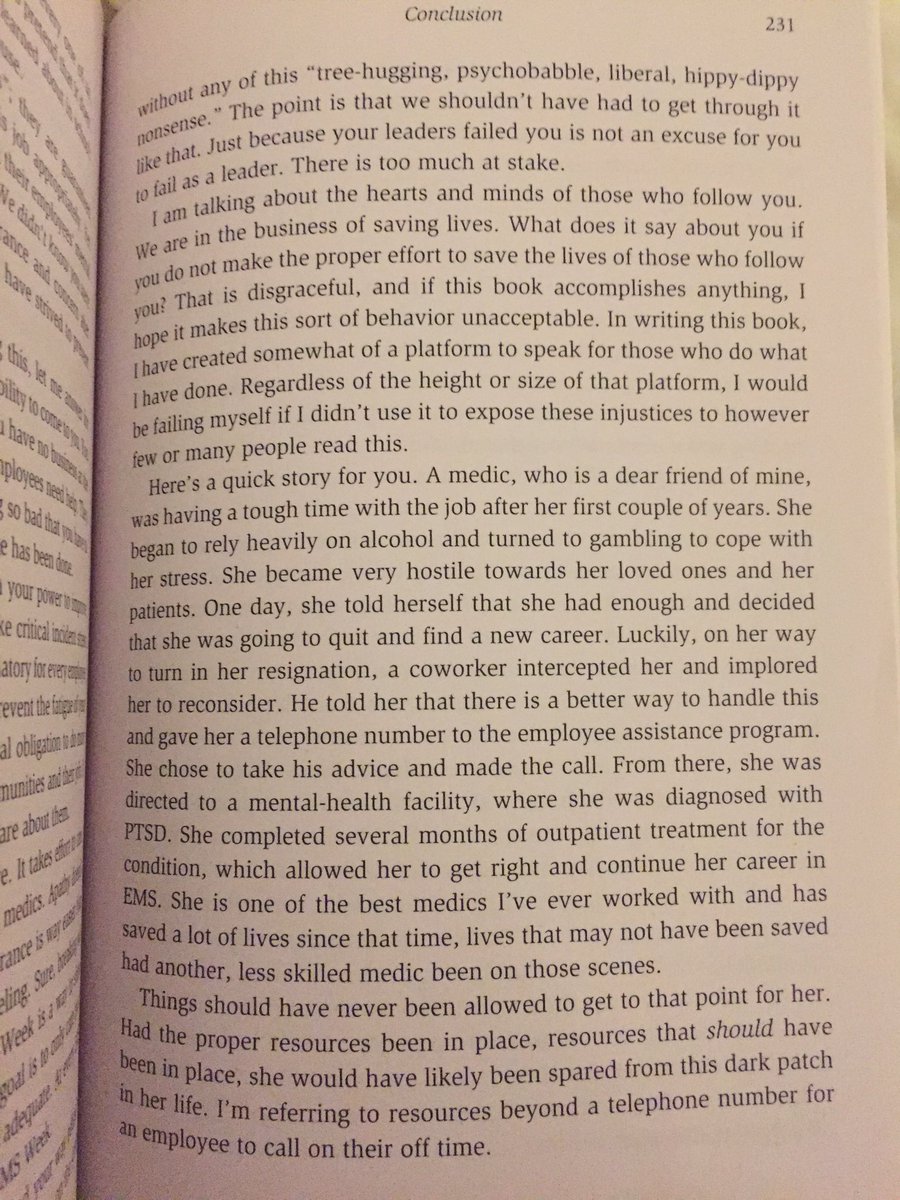 searchy_boy's tweet photo. 2/2 Hopefully after reading these extracts you will take the extra time to make sure your friends and colleagues are ok and be there for them like you would hope theyβd be there for you. ππβ€οΈ #HardRoll #EMS #Police #Fire #MentalHealth #FirstResponders https://t.co/6HpjUcAPpt