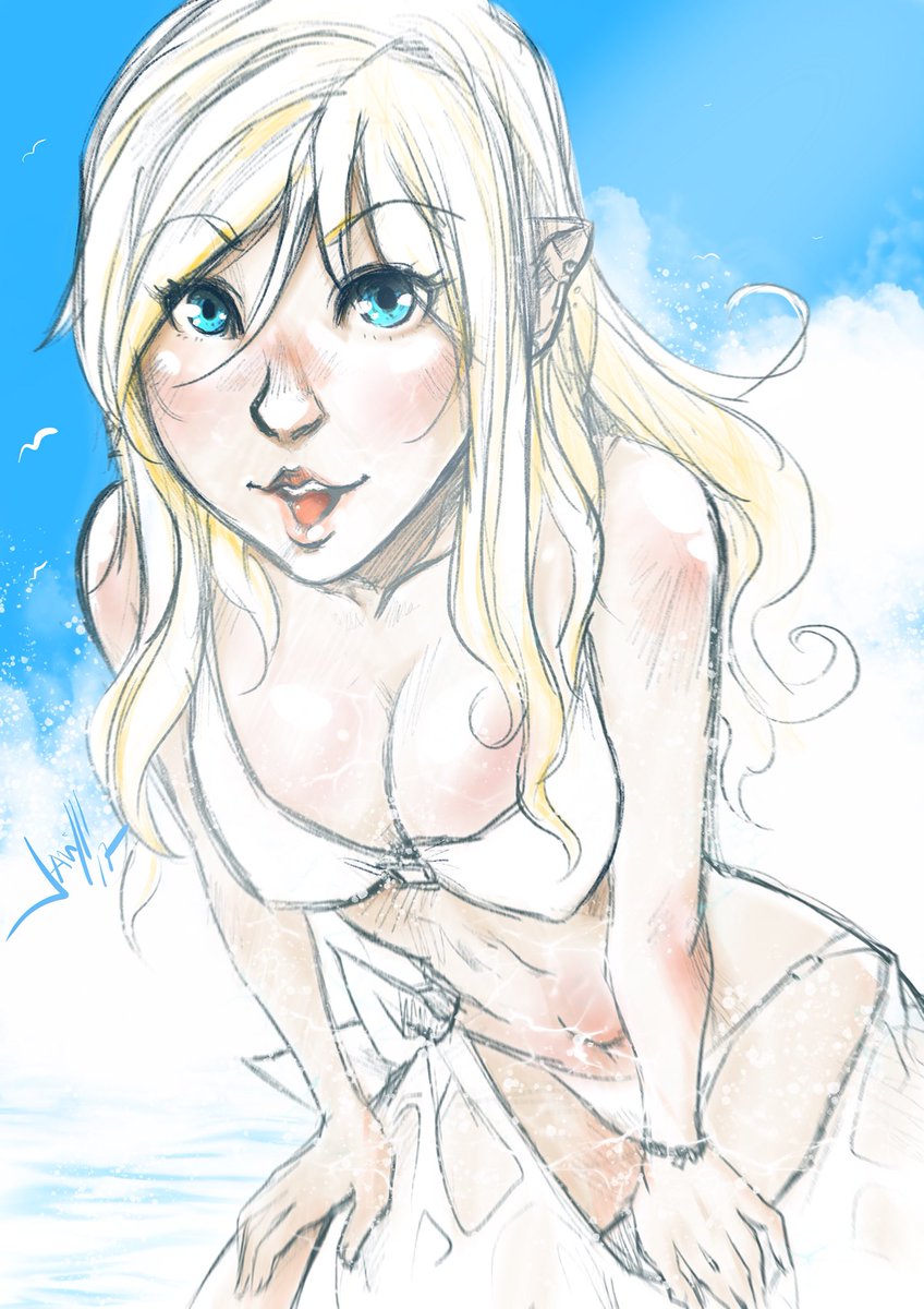 javierbolado's tweet photo. Who said cold? โ๏ธ letโs celebrate the last day of the year with this design of Eliel from #Eraide made with @procreate on #iPadpro ๐๐#drawing #art #artist #colored #finishedwork #bikini #inkdecember #eliel #blonde #ink #blue https://t.co/LCX4sCYo4i