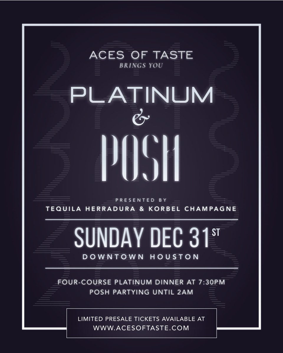 acesoftaste's tweet photo. Dinner is sold out but you can still party with us! https://t.co/vSEH62lg9p https://t.co/uX6ooWuloN