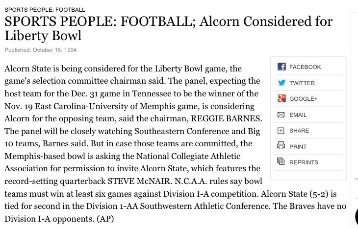 BraveAtl's tweet photo. No other SWAC school has ever had this honor! #AlcornHistory #trendsetter #LibertyBowl #SWACHistory
@CoachStanchek @CoachBHayes @FredMcNair5 @BRAVESSPORTS @AlcornStateFB https://t.co/NRh8H5WlCS