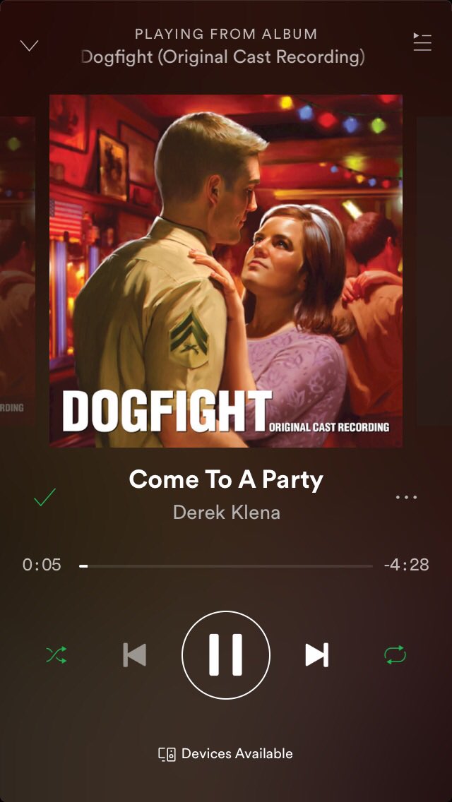 HyperRikku17's tweet photo. Best song in this musical. #DogfightMusical #ComeToAParty https://t.co/qzobx0HrOZ https://t.co/yHidvmnMjk