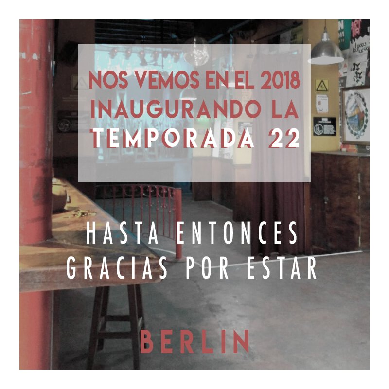 Berlineamos's tweet photo. Feliz año para todxs, gracias por compartir otro más con Berlín 🍻 Se vienen cosas enormes 🔜 https://t.co/VKyIhZmw7I
