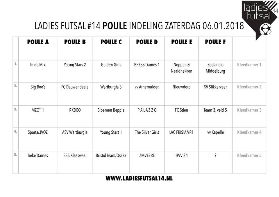 LadiesFutsal14's tweet photo. 👱🏽‍♀️⚽️ SPEELSCHEMA + POULE INDELING | 💻 nu ONLINE. 👀 

https://t.co/6sQ9JvPopL

LADIES FUTSAL #14 
5th ~ The LPSTCK Music EDITION 
💄🎵⚽️💄🎵⚽️💄🎵⚽️💄🎵⚽️ https://t.co/n7S8rn2Bcu