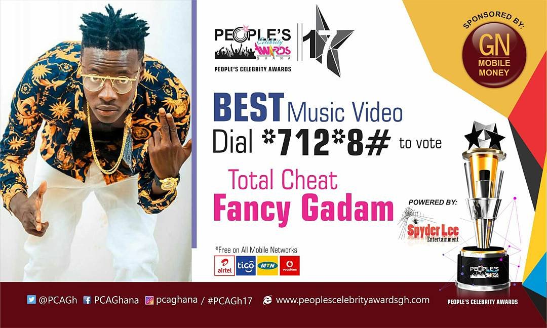PCAGh's tweet photo. Best Music Video Goes To Total Cheat By @FancyGadam2
#PCAGh17 https://t.co/4YO7bteB4u