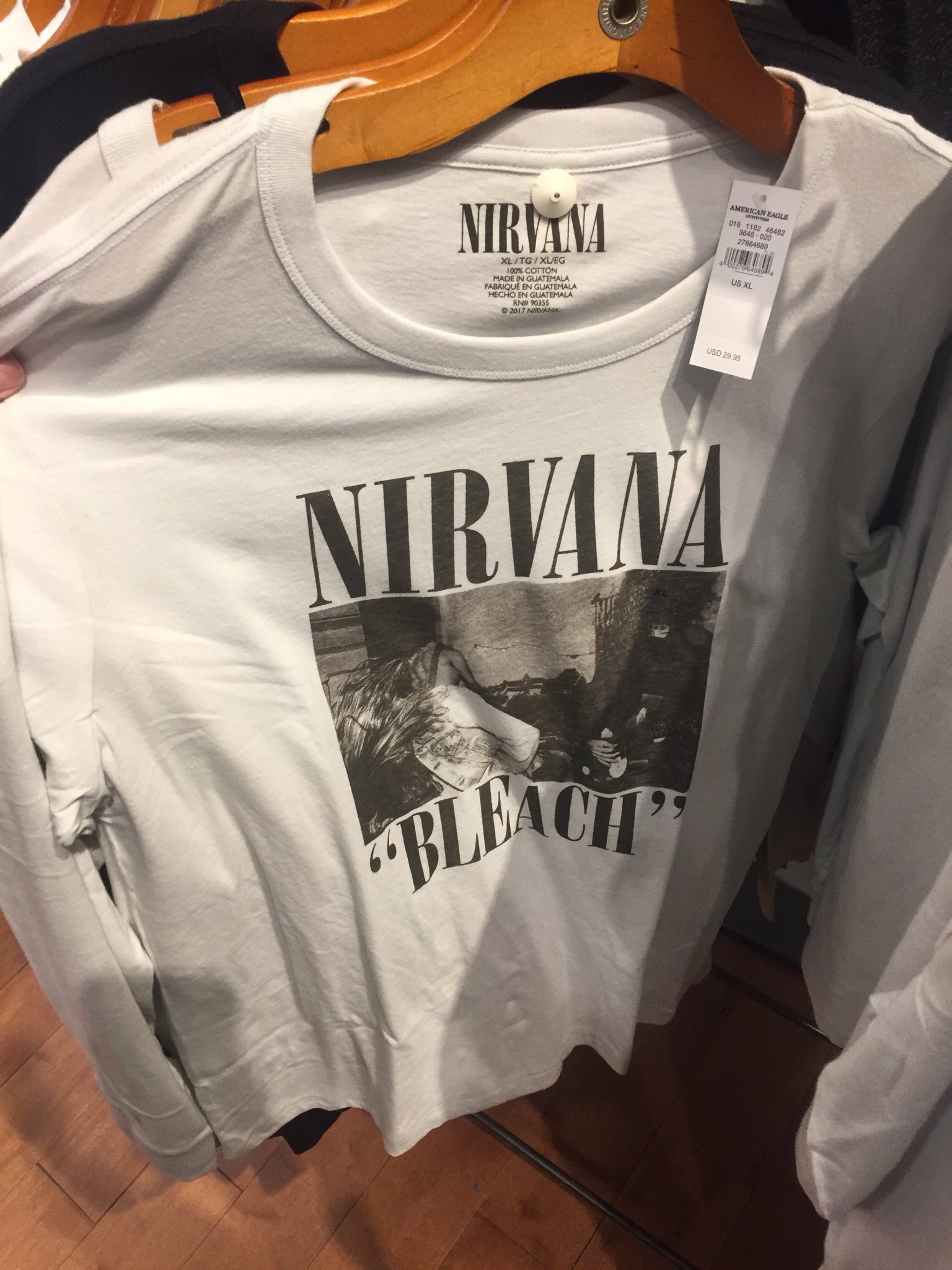 American eagle nirvana shirt hotsell