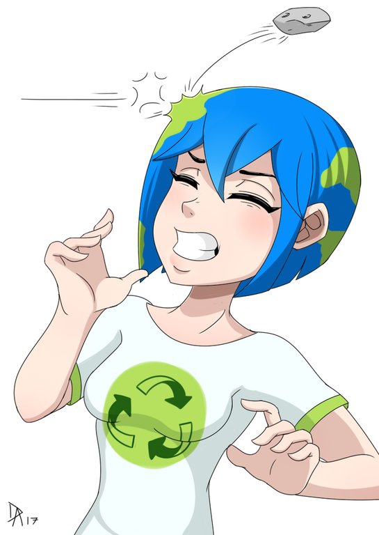 ThisIsEarthChan's tweet photo. Actual photo of me 65,000,000 years ago. #Kawaii #65000000BC https://t.co/7bHVxw9jDB