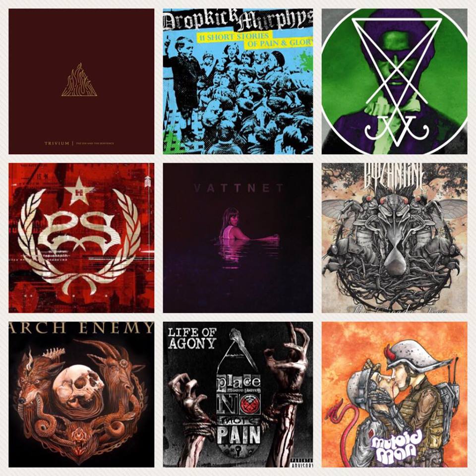 Dropkick Kelly lays down her top 10 picks from 2017
1.<a href="/TriviumOfficial/">Trivium</a>
2.<a href="/DropkickMurphys/">Dropkick Murphys</a> 
3.<a href="/zealandardor/">Zeal & Ardor</a> 
4.<a href="/stonesour/">Stone Sour</a> 
5.<a href="/Vattnetband/">VATTNET</a>
6.@ByzantineWV
7.<a href="/archenemymetal/">ᴀʀᴄʜ ᴇɴᴇᴍʏ</a> 
8.<a href="/OffiLIFEOFAGONY/">LIFE OF AGONY</a>
9.<a href="/MutoidMan/">MUTOID MAN</a>
10.@TMGTofficial
Tune in on 1/1 from 12-6pm as we countdown the best of 2017
