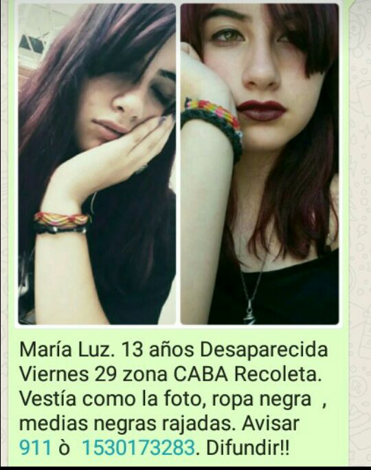 LeoNonpalidece's tweet photo. Por favor ayudar a encontrarla https://t.co/zTim8Qbwlb