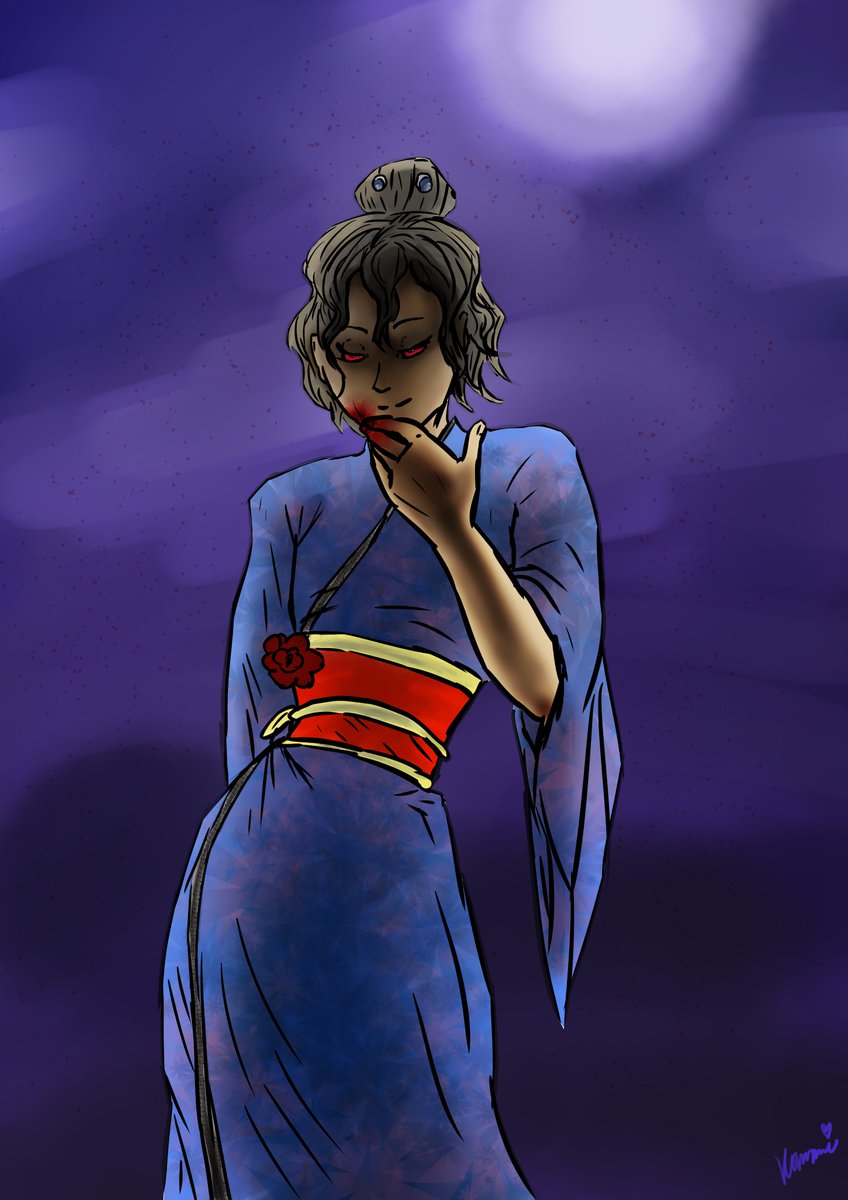 KommiwhART's tweet photo. "I will hurt you more."

#assassin #hurt #blood #art #computergrafik #kimono #madness #insane #smile #wounded https://t.co/p9QGHWdVmc
