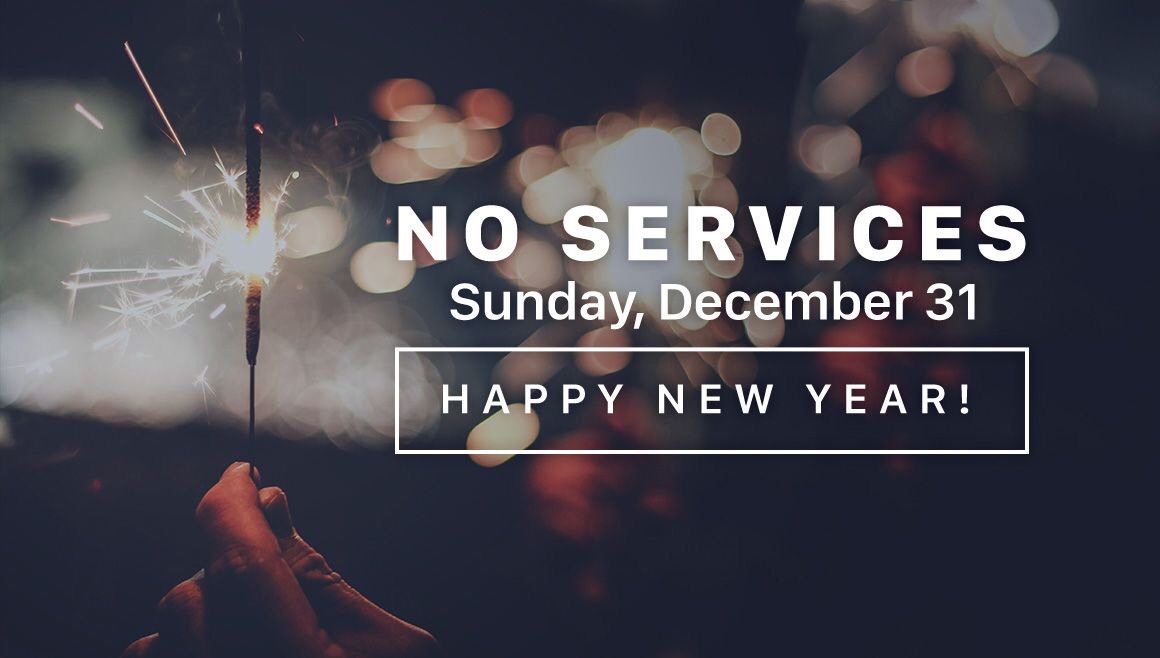 hellogreenbrier's tweet photo. PSA: We are NOT having services tomorrow. 

Enjoy your New Year's Eve! https://t.co/TLlGbOTPqL
