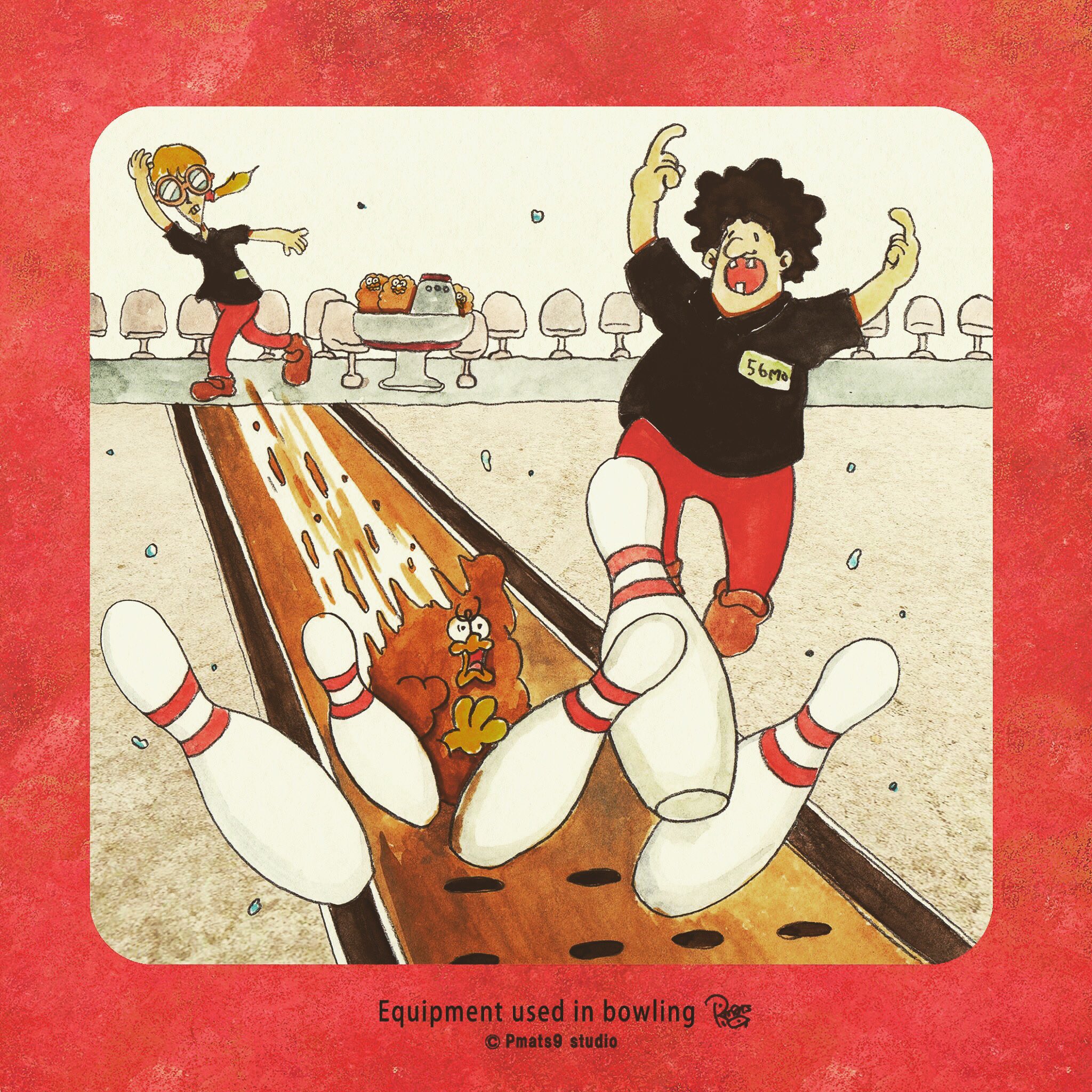 Pmats9 Studio Equipment Used In Bowling Pmats9 Animation Design Coovo Music Illustration Video Film Illustrator Bowlingalley Bowling Japan Score アニメーション デザイン イラスト ころもどり アニメ ボーリング ボーリング