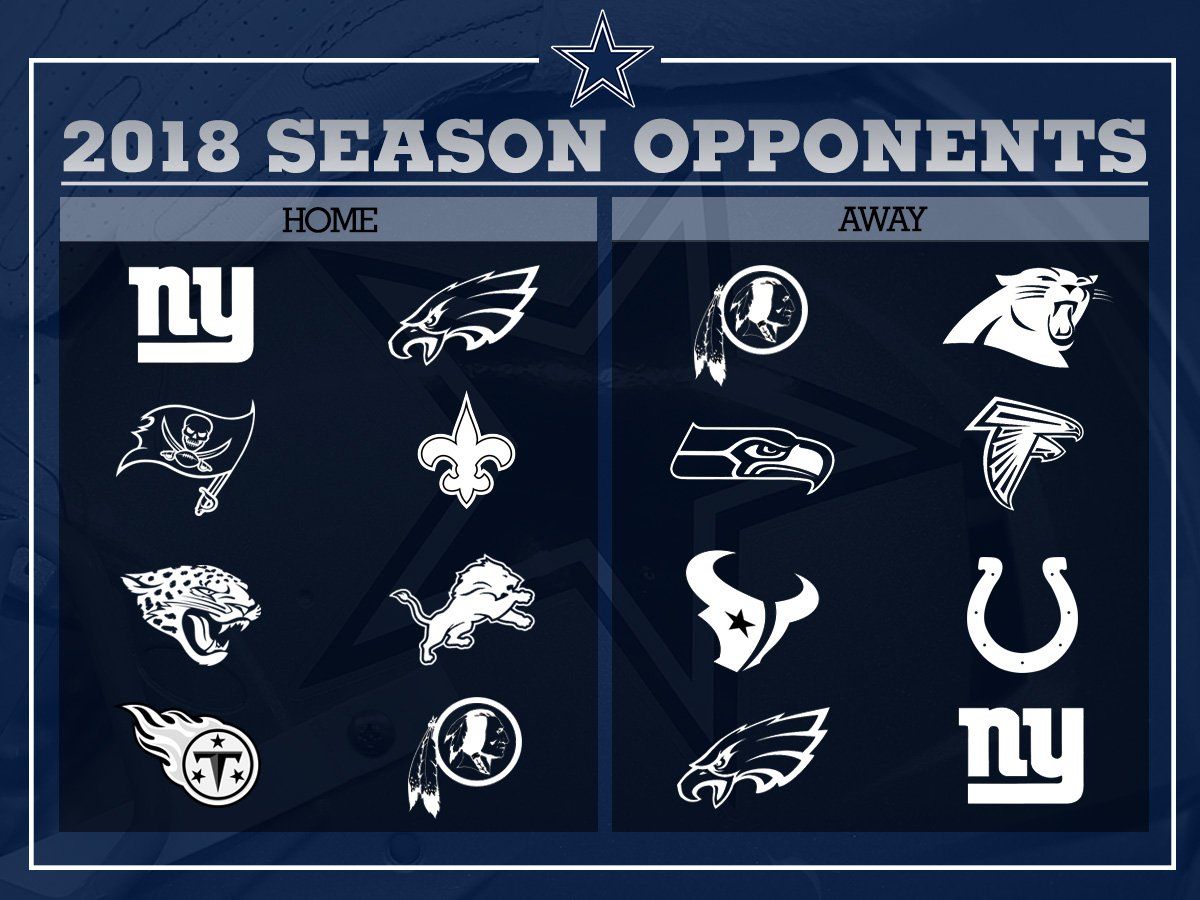 CowboysNationCP's tweet photo. Cowboys' opponents for next season #WeDemBoys #ComingBackWithAVengeance https://t.co/48e4DXnVMs