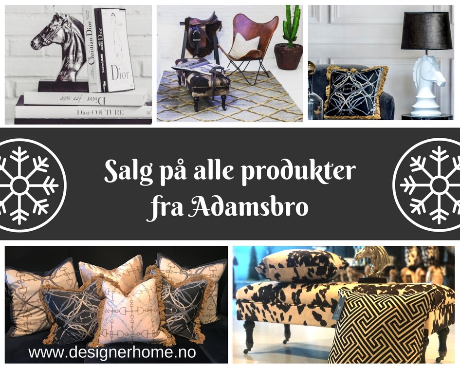 Designerhome_no's tweet image. Vi tyvstarter januarsalget! Nå finner du alle produkter fra Adamsbro Equestrian på salg hos oss🖤 Sjekk vår nettside for å se utvalget vårt!
designerhome.no