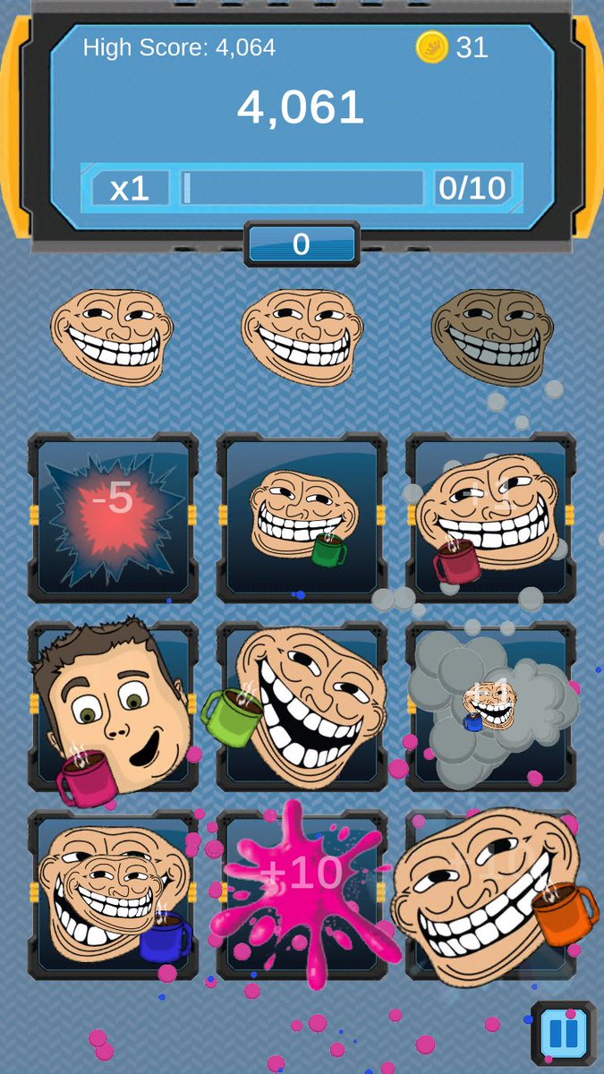 Kungsfiskarens's tweet photo. I just splatted 459 Barnacules. Can you beat my high score 4,061? #QuickSplatBarnacules @OpulentStudios @Barnacules https://t.co/bXBfkVrMQe https://t.co/8AOyOmvF7A