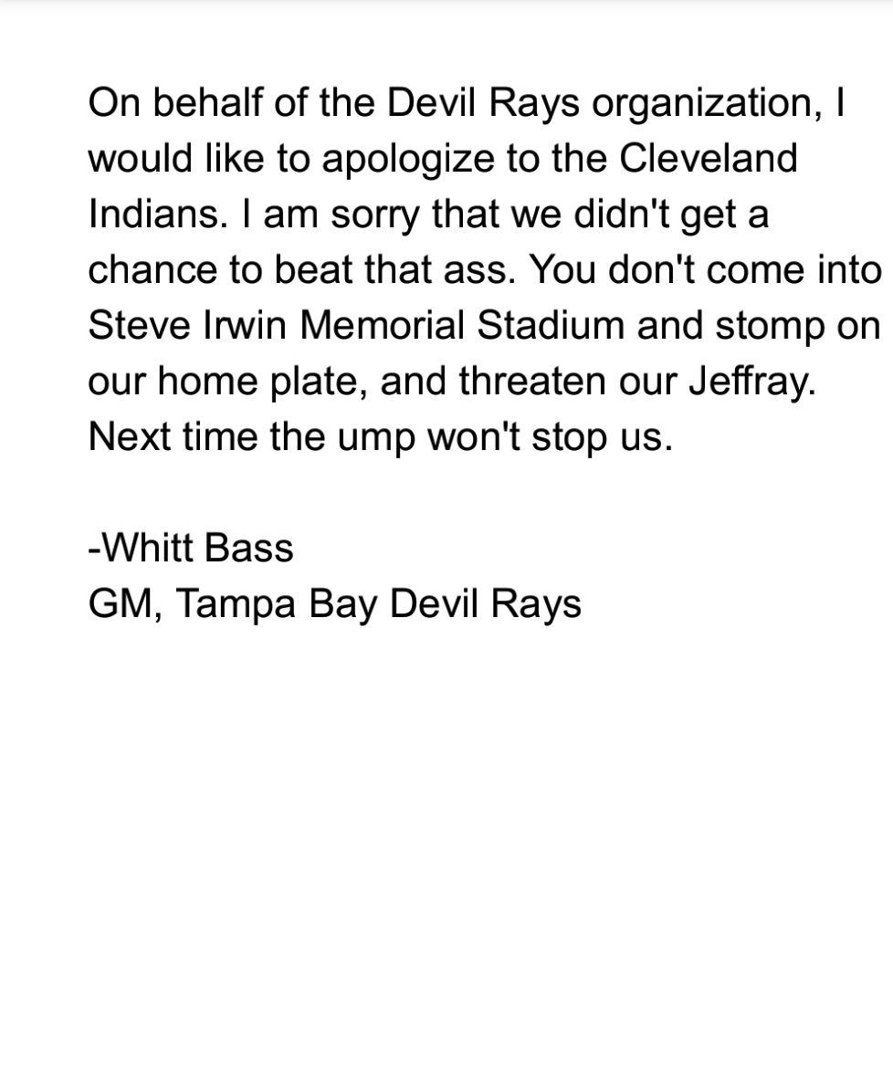 Fake Devil Rays tweet media