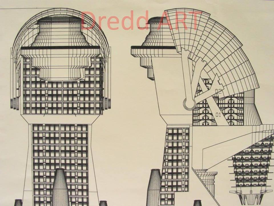 MAngel_Arqto's tweet image. #Architecture &amp;amp; #Film // Concept Art + Architectural design for Judge Dredd (1995) #FilmSetDesign #FictionalTowers #Scifi #Arquitectura #Cine #ArqFilmFest