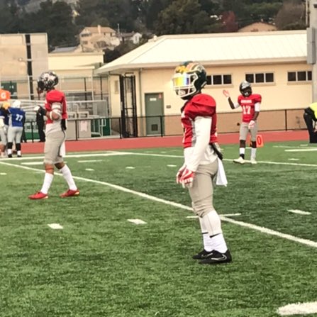RodMustangFB's tweet photo. Jasoni Davis representing the Mustangs in the 2017 Bay Area Cali Classic. https://t.co/uWOYdhOjDe